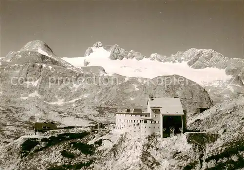AK / Ansichtskarte  Ramsau_Dachstein_Steiermark Berghaus Krippenstein mit Dachstein Ramsau_Dachstein