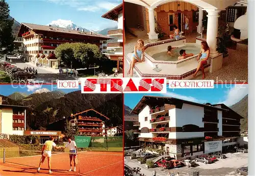 AK / Ansichtskarte 73857382 Mayrhofen_Zillertal_AT Hotel Sporthotel Strass Tennisplatz Wellness 