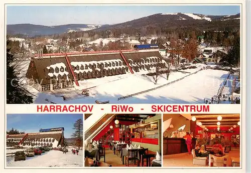 AK / Ansichtskarte  Harrachov_Harrachsdorf_CZ RiWo Hotel Skizentrum Bar Gastraeume 