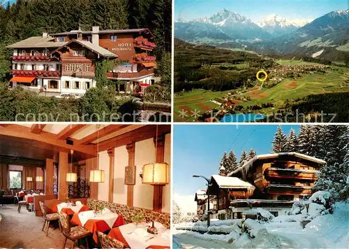 AK / Ansichtskarte 73857387 Igls_Tirol_AT Hotel Restaurant Batzenhaeusl Gaststube Panorama 