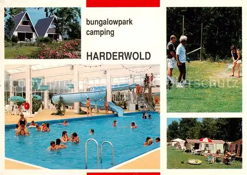 AK / Ansichtskarte 73857413 Zeewolde_NL Bungalowpark Camping Harderwold Hallenba Golf  