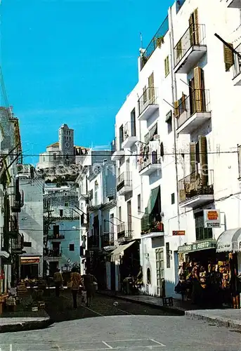 AK / Ansichtskarte  Ibiza_Islas_Baleares Calle tipica Ibiza_Islas_Baleares