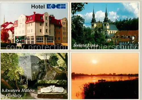 AK / Ansichtskarte 73857424 Ketrzyn_Rastenburg_Ostpreussen_PL Hotel Koch Swieta Lipka Kwatera Hitlera w Gierlozy 