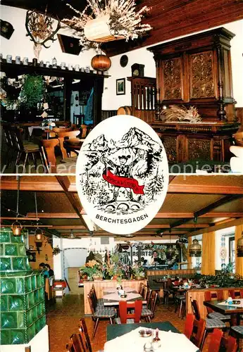 AK / Ansichtskarte 73857431 Berchtesgaden Restaurant Brucknstueberl Berchtesgaden