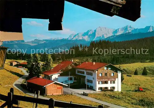 AK / Ansichtskarte  Winklmoosalm_1167m_Winkelmoosalm_Reit_im_Winkl Alpengasthof Augustiner Panorama