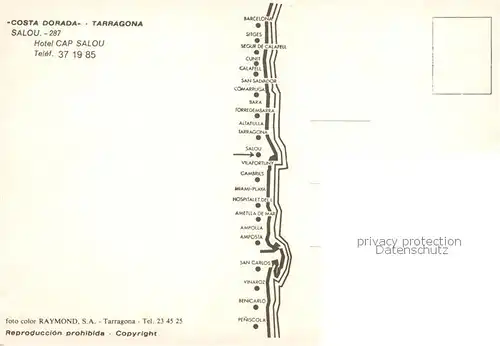 AK / Ansichtskarte  Salou_Tarragona_Costa_Dorada_ES Hotel Cap Salou Foyer 