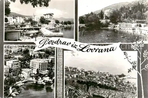 AK / Ansichtskarte 73857496 Lovrana_Lovran_Croatia Teilansichten Panorama 