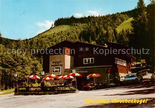 AK / Ansichtskarte 73857500 Semmering_Niederoesterreich Gasthof Talstation Berglift Hirschenkogel Semmering