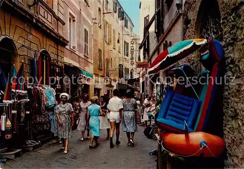 AK / Ansichtskarte  Alassio_Liguria_IT Enge Gasse 