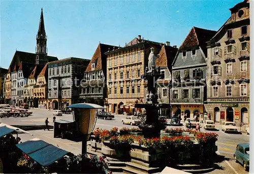 AK / Ansichtskarte  Steyr_Enns_Oberoesterreich Stadtplatz Steyr_Enns