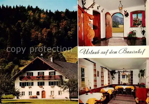 AK / Ansichtskarte  St_Gilgen_Wolfgangsee Fruehstueckspension Muehlbachs Au Diele Gastraum St_Gilgen_Wolfgangsee