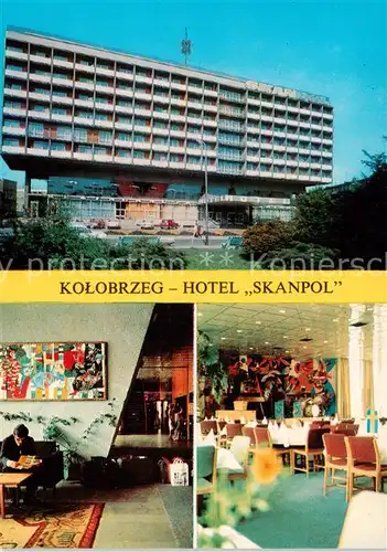 AK / Ansichtskarte  Kolobrzeg_Kolberg_Ostseebad_PL Hotel Skanpol Gastraum 