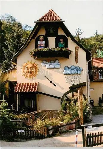 AK / Ansichtskarte  Gernrode_Harz Riesenwetterhaus Harzer Uhrenfabrik GmbH Gernrode Harz