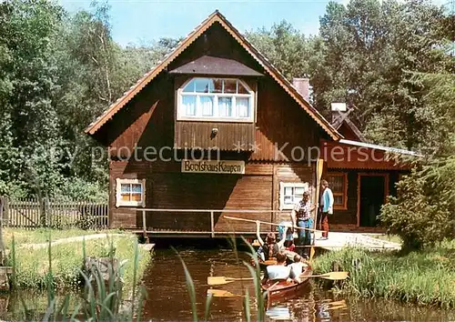 AK / Ansichtskarte  Luebbenau_Spreewald Bootshaus Kaupen Luebbenau Spreewald