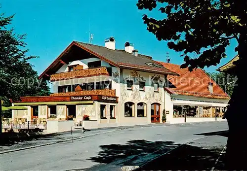 AK / Ansichtskarte  Oberammergau Theatercafe Anton Fischer Oberammergau