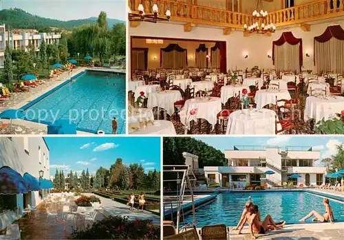 AK / Ansichtskarte 73857613 Abano_Terme Hotel Ermitage Speisesaal Schwimmbad Abano Terme