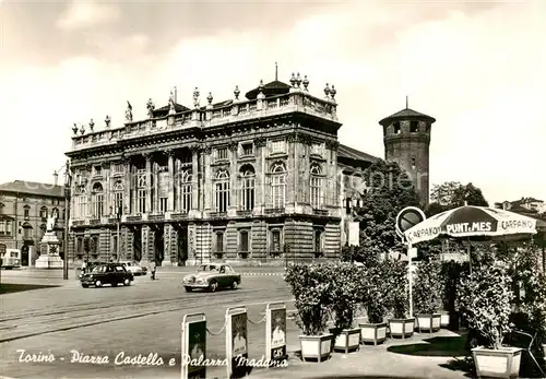 AK / Ansichtskarte  Torino_Turin_IT Piazza Castello e Palazzo Madama 