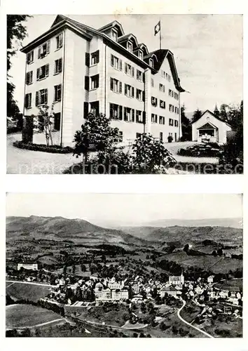 AK / Ansichtskarte  Menzingen__ZG Erholungsheim Schwandegg Fliegeraufnahme 