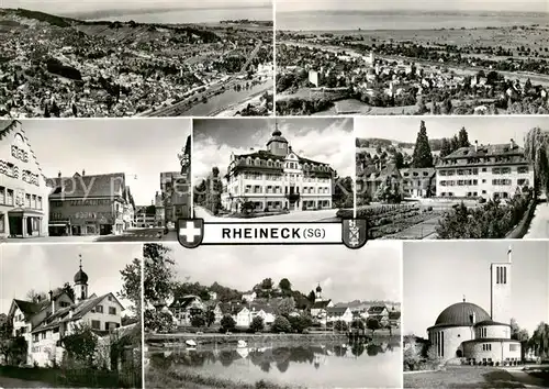 AK / Ansichtskarte  Rheineck__SG Panorama Ortsansichten Kirchen 