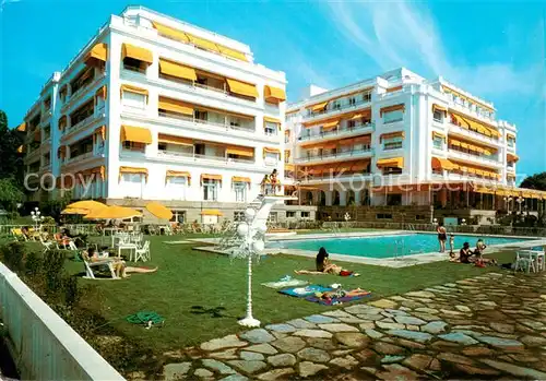 AK / Ansichtskarte 73857696 Isla_de_La_Toja_ES Grand Hotel Pool 