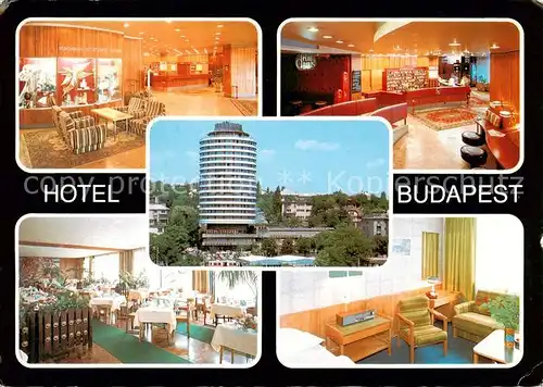 AK / Ansichtskarte  Budapest_HU Hotel Budapest Gastraeume Foyer Zimmer