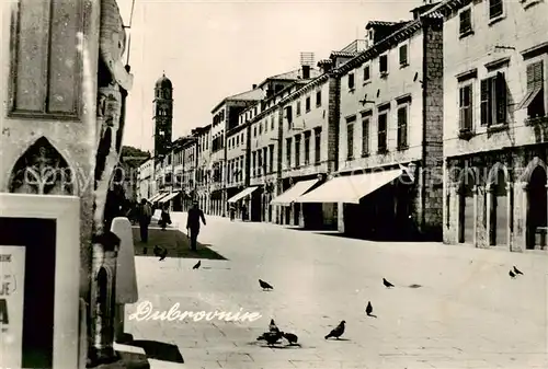 AK / Ansichtskarte  Dubrovnik_Ragusa_Croatia The street Stradun 