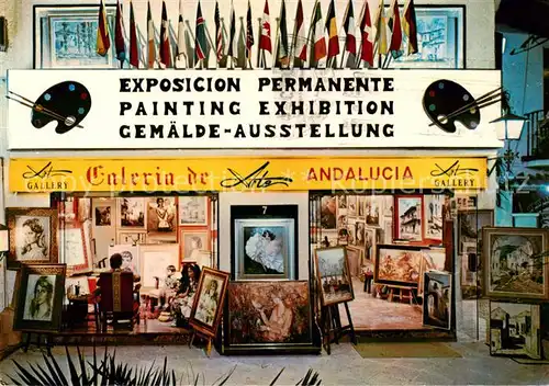 AK / Ansichtskarte 73857714 Torremolinos_ES Gemaeldeausstellung Galeria de Arte Andalucia 