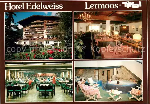 AK / Ansichtskarte 73857721 Lermoos_Tirol_AT Hotel Edelweiss Gastraeume Whirlpool Wellness 