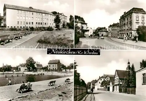 AK / Ansichtskarte  Neukirchen_Schweinsburg Werdauer Strasse Schwimmbad 