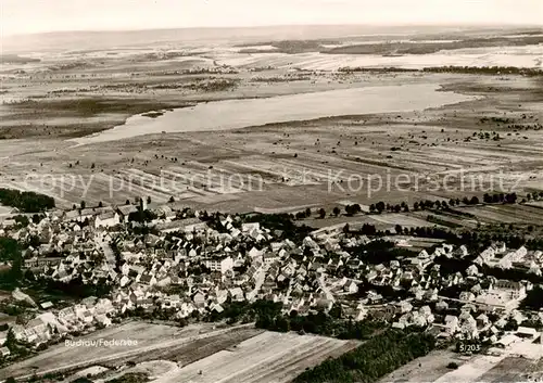 AK / Ansichtskarte  Bad_Buchau_Federsee Fliegeraufnahme Bad_Buchau_Federsee