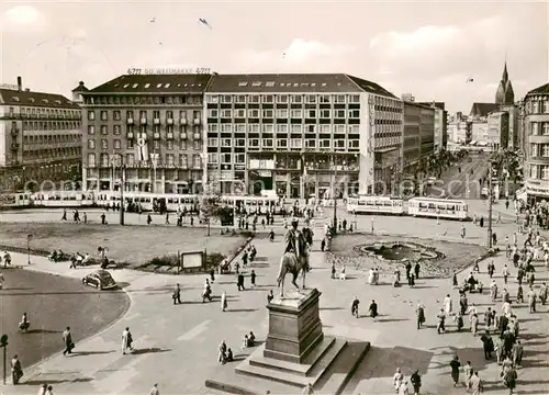 AK / Ansichtskarte 73857745 Hannover Bahnhofplatz mit Bahnhofstrasse Hannover