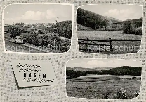 AK / Ansichtskarte  Hagen_Bad_Pyrmont Teilansichten Hagen_Bad_Pyrmont