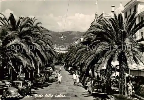 AK / Ansichtskarte  Sestri_Levante_IT Viale delle Palme 