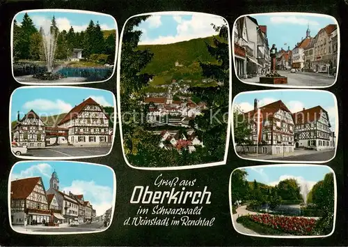 AK / Ansichtskarte  Oberkirch_Baden Orts und Teilansichten Panorama Oberkirch_Baden