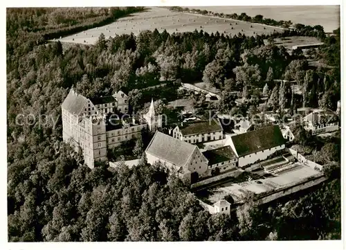 AK / Ansichtskarte  Weitenburg Schloss Restaurant Weitenburg Fliegeraufnahme Weitenburg