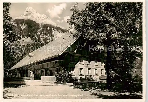 AK / Ansichtskarte  Kemmeriboden_Schangnau_BE Bauernhaus mit Schybeguetsch 
