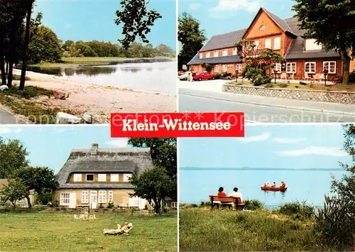 AK / Ansichtskarte 73857795 Klein-Wittensee Seepartien Gasthaus 