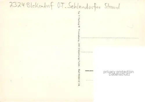 AK / Ansichtskarte  Sehlendorf_Blekendorf Zeltplatz Platen Strandpartien 