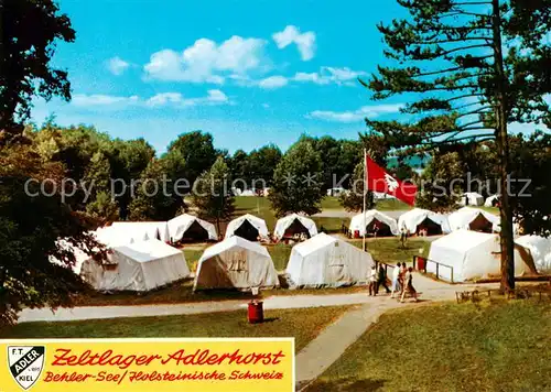 AK / Ansichtskarte 73857798 Niederkleveez_Boesdorf Zeltlager Adlerhorst der Freien Turnerschaft Adler Kiel 