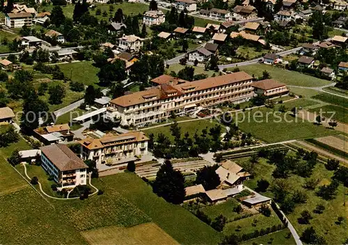 AK / Ansichtskarte  Interlaken_BE Bezirksspital Fliegeraufnahme Interlaken_BE