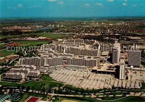 AK / Ansichtskarte  Muenchen Olympisches Dorf Fliegeraufnahme Muenchen