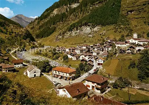 AK / Ansichtskarte  Rossa_1088m_Moesa_Vale_Calanca_GR Ortsansicht 