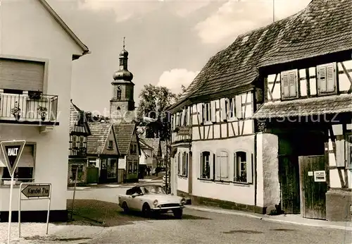 AK / Ansichtskarte  Rheinzabern Strassenpartie Rheinzabern