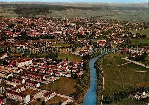 AK / Ansichtskarte 73857865 Weilheim_Oberbayern Fliegeraufnahme Weilheim Oberbayern