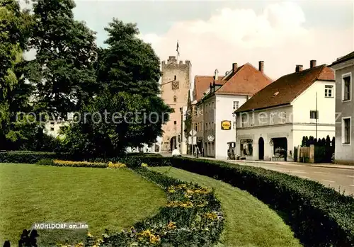 AK / Ansichtskarte  Muehldorf__Inn Park Stadttor 