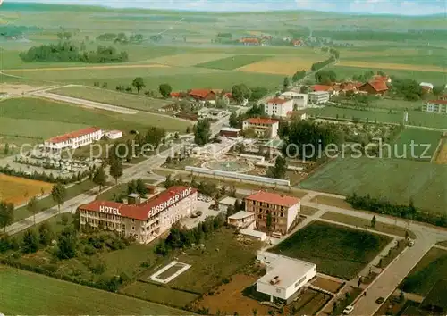 AK / Ansichtskarte  Bad_Fuessing Hotel Restaurant Fuessinger Hof Fliegeraufnahme Bad_Fuessing