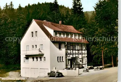 AK / Ansichtskarte  Bad_Sachsa_Harz Gaststaette Waldschaenke im Steinatal Bad_Sachsa_Harz