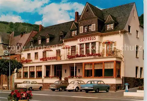 AK / Ansichtskarte  Alken_Mosel Gasthaus Metzgerei Zum roten Ochsen 