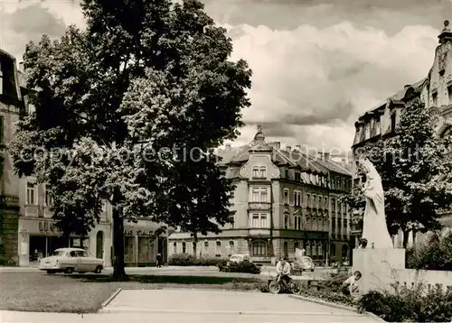 AK / Ansichtskarte  Bamberg Marienplatz Heiligenfigur Bamberg