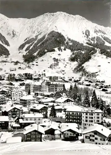 AK / Ansichtskarte  Klosters_GR Panorama Wintersportplatz Alpen Klosters_GR